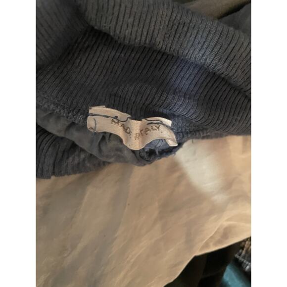 Made In Italy Silky Blue/Gray Dip Dye Palazzo Wrap Pants Soft Stretchy Waist￼ - Picture 6 of 7